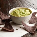Jasons Deli Blue corn tortilla chips guacamole