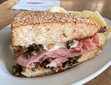 Jasons Deli Quarter Ham Salami Muffaletta